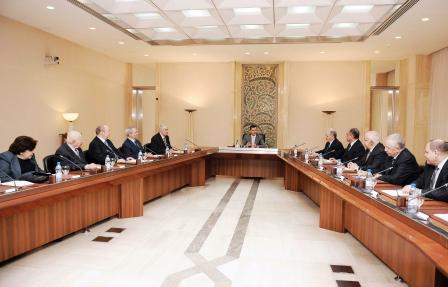 الرئيس الأسد يترأس اجتماعا للقيادة المركزية للجبهة الوطنية التقدمية أمس